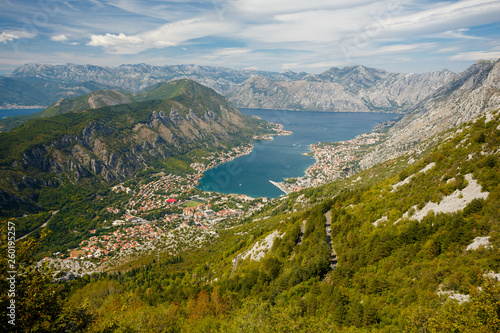 Kotor, Montenegro. Seen from above © ttinu