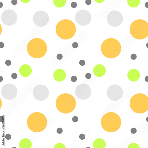 Abstract background with circles. Seamless pattern