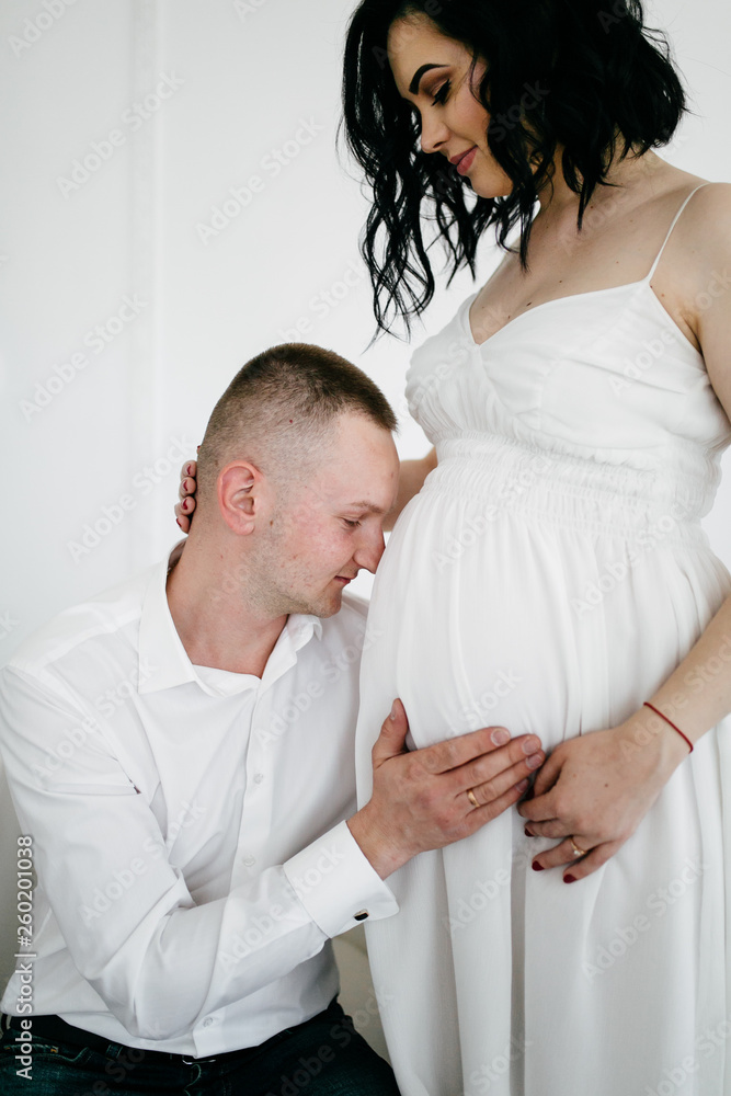 Beautiful young couple expecting a baby Beautiful young couple expecting a baby
