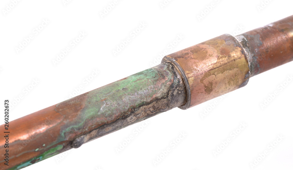 Old brass pipe