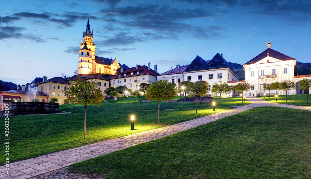 Slovakia - historic medieval mining town of Kremnica.