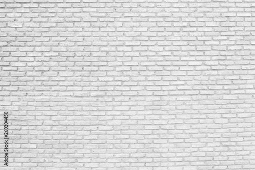 Surface of white brick wall Texture background.