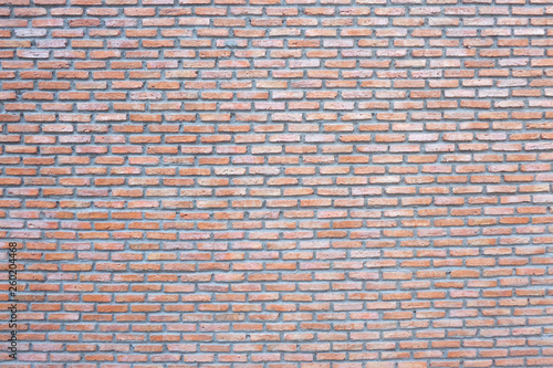 Surface of brown brick wall Texture background.