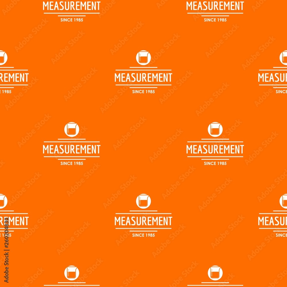 Obraz premium Flask chemical pattern vector orange for any web design best