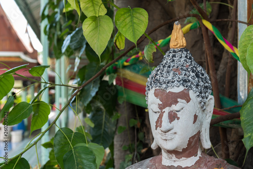 Buddha statue in buddhist temple Wat Lo Sutthawat photo