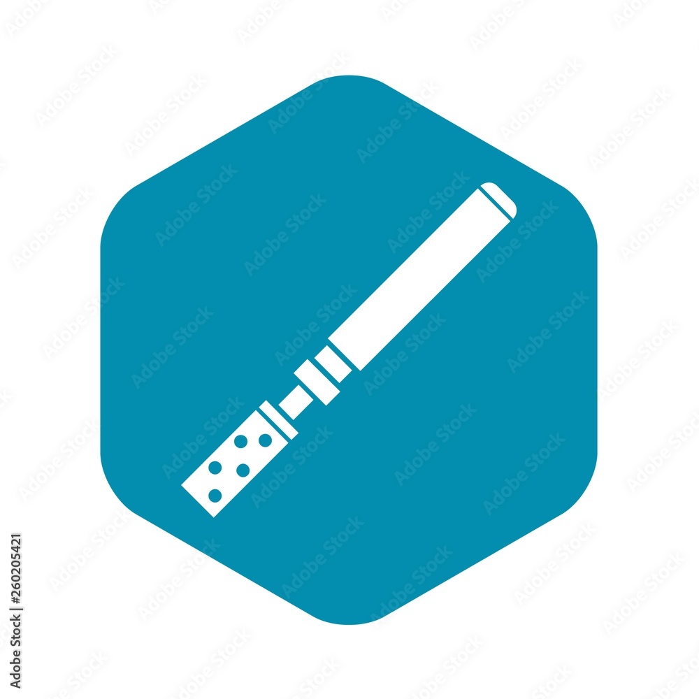 Electronic cigarette with cartridges icon in simple style isolated on white background. Smoking symbol Electronic cigarette with cartridges icon in simple style isolated on white background. Smoking symbol