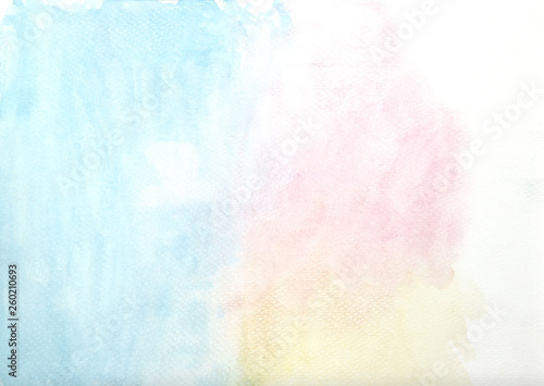 Abstract colorful watercolor background, Abstract hand drawn watercolor brush illustration. hand pained on the paper, colorful color brush paint paper grain texture illustration element for wallpaper