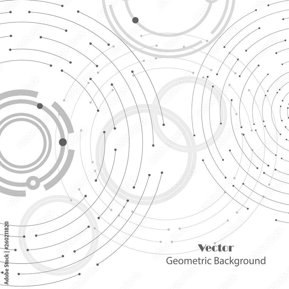 Geometric pattern with connected lines and dots. Geometric pattern with connected lines and dots.