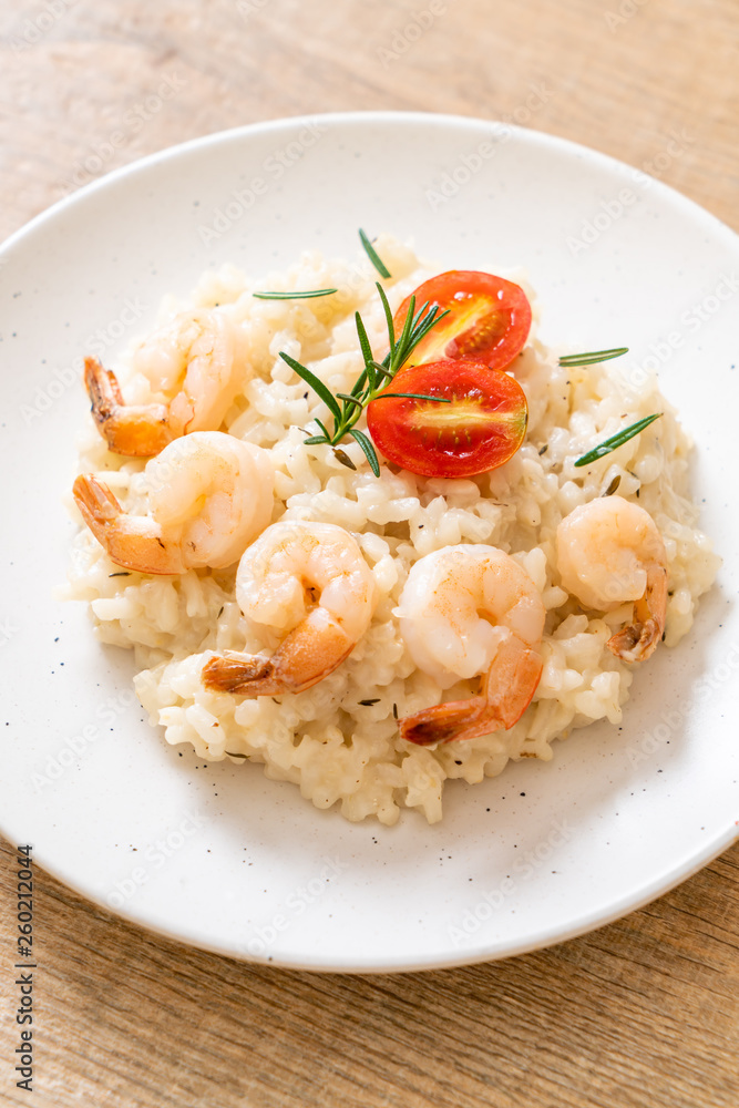 italian risotto with shrimps italian risotto with shrimps