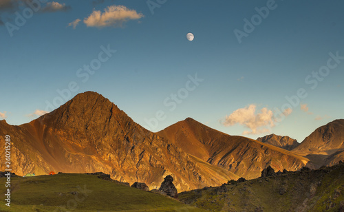 landscape of mountains