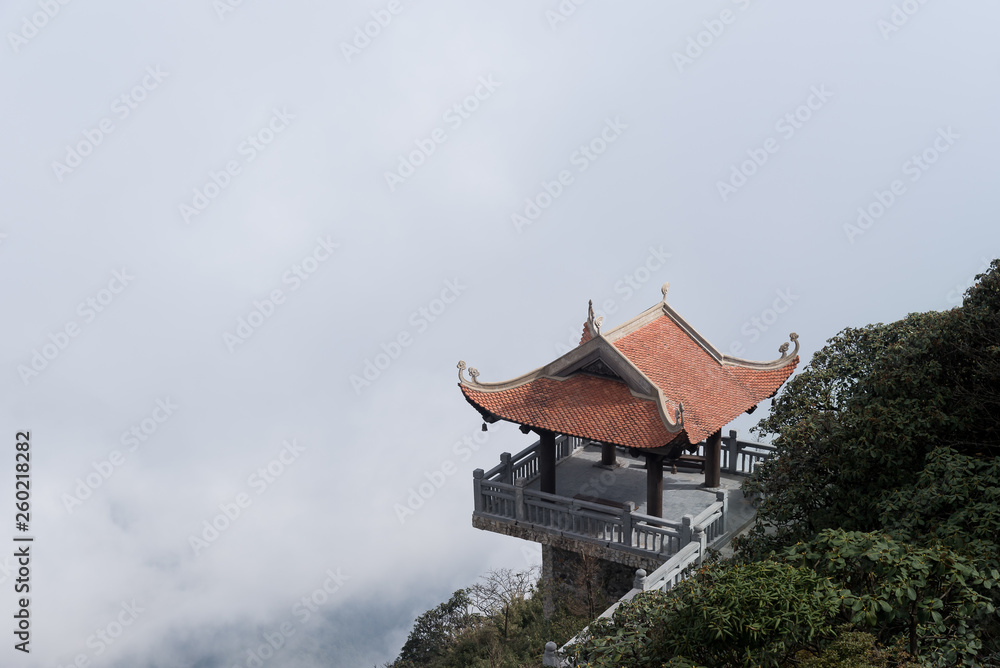 Naklejka premium Chinese style pavilion.