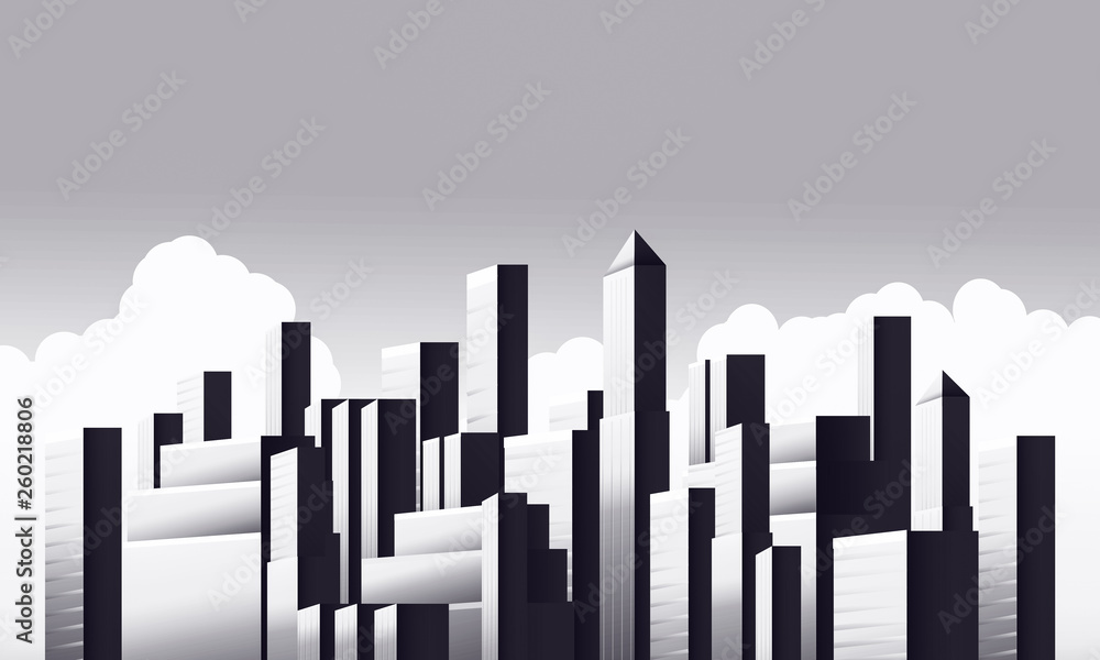 Skyline abstrakt Skyline abstrakt