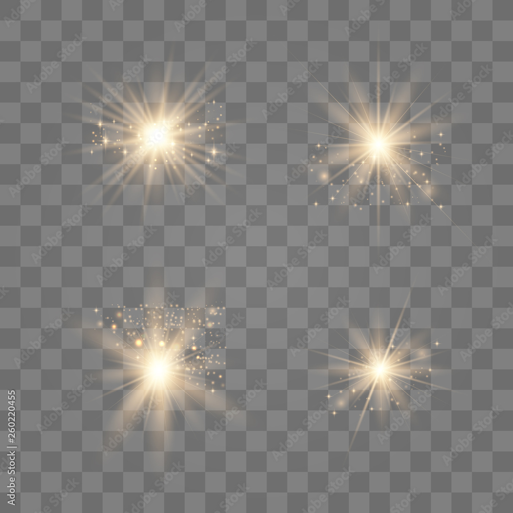 Gold glow light set Gold glow light set