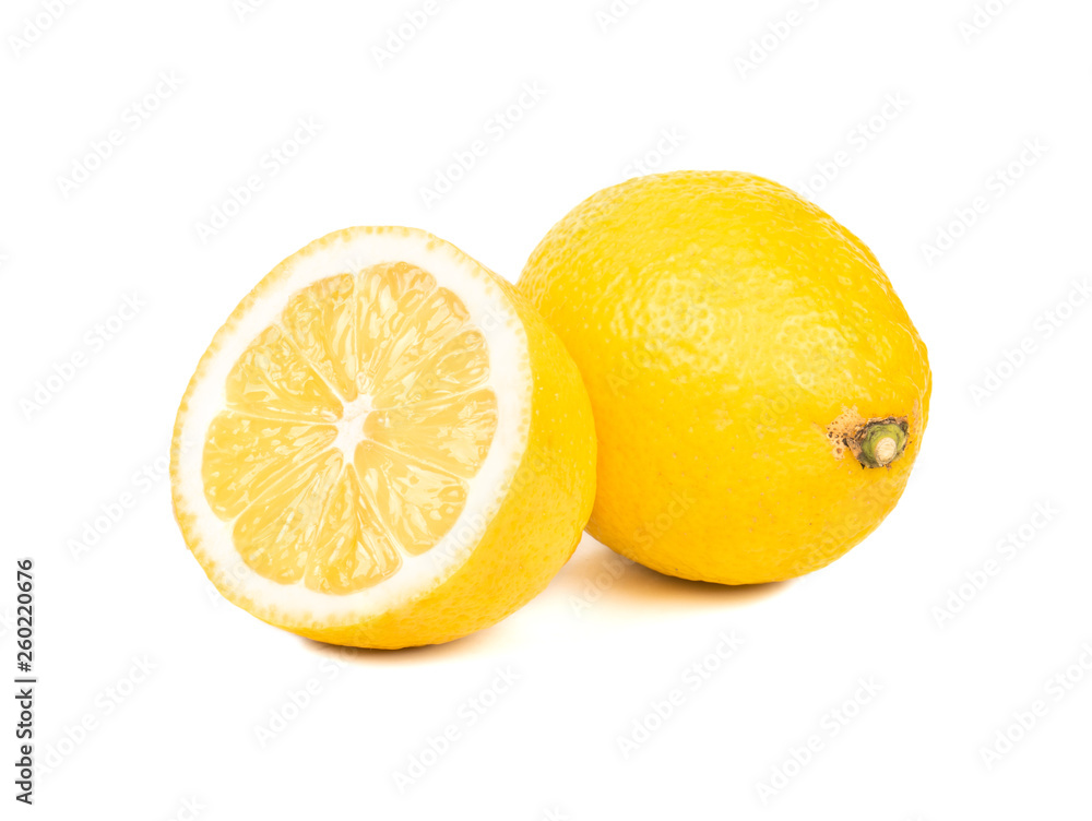 Lemon with half