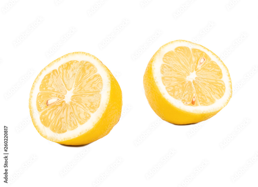 Half fruit lemon