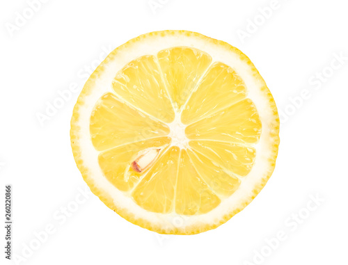 Half fruit lemon