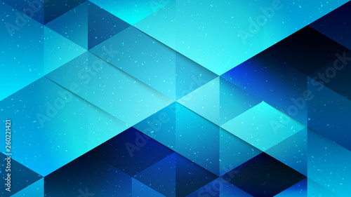 Abstract blue light and shade creative background. Vector illustration.