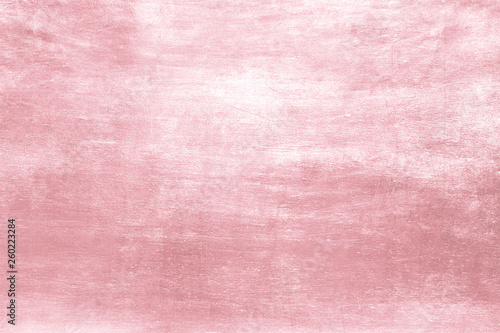 Pink metal rose gold tone background or texture and gradients shadow for valentines