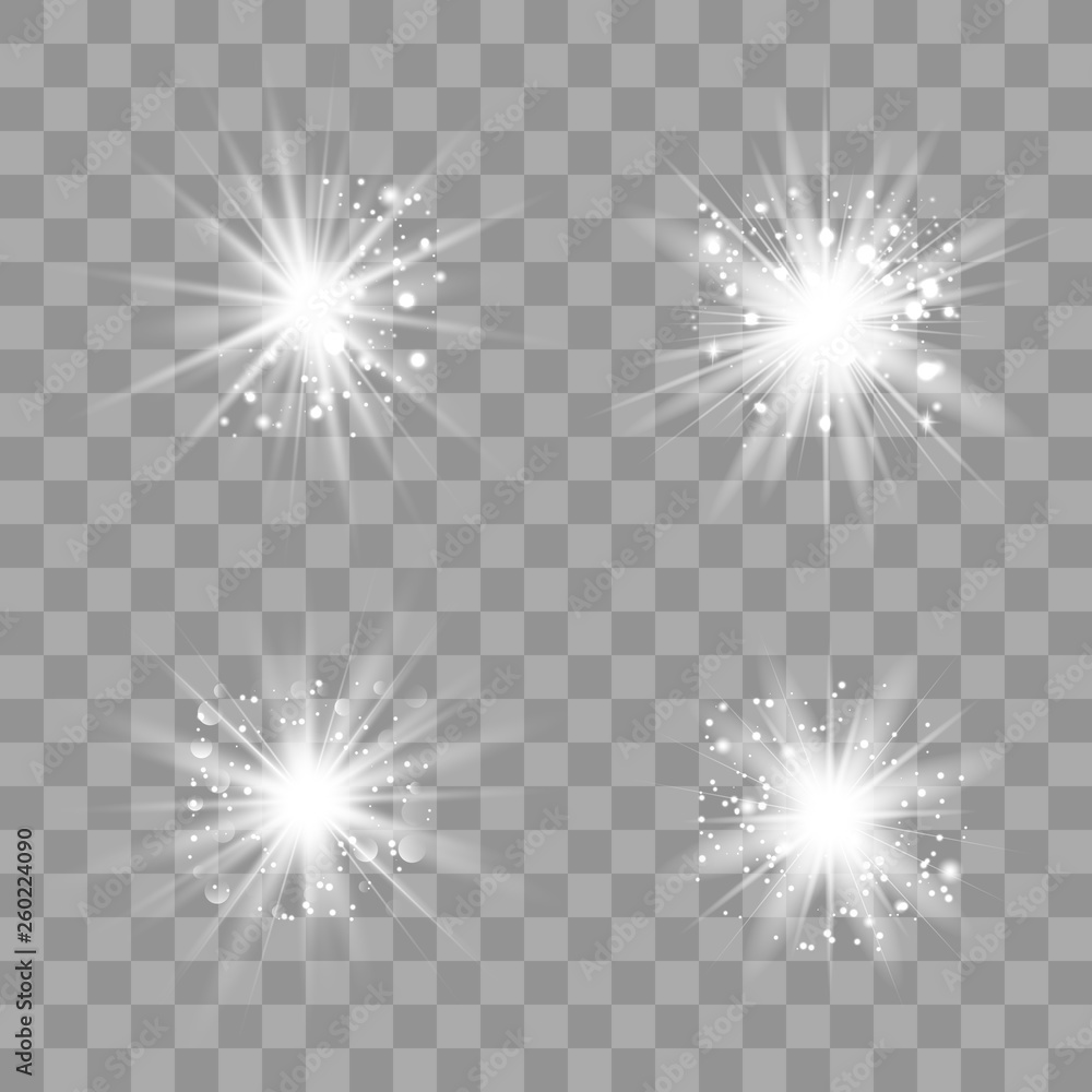White glow light set White glow light set