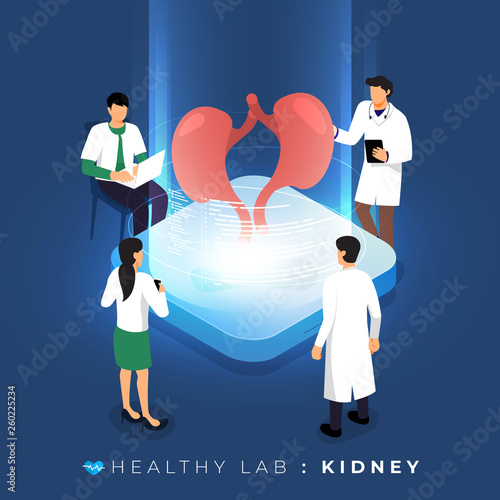 Isometric Healthy Labs Concept