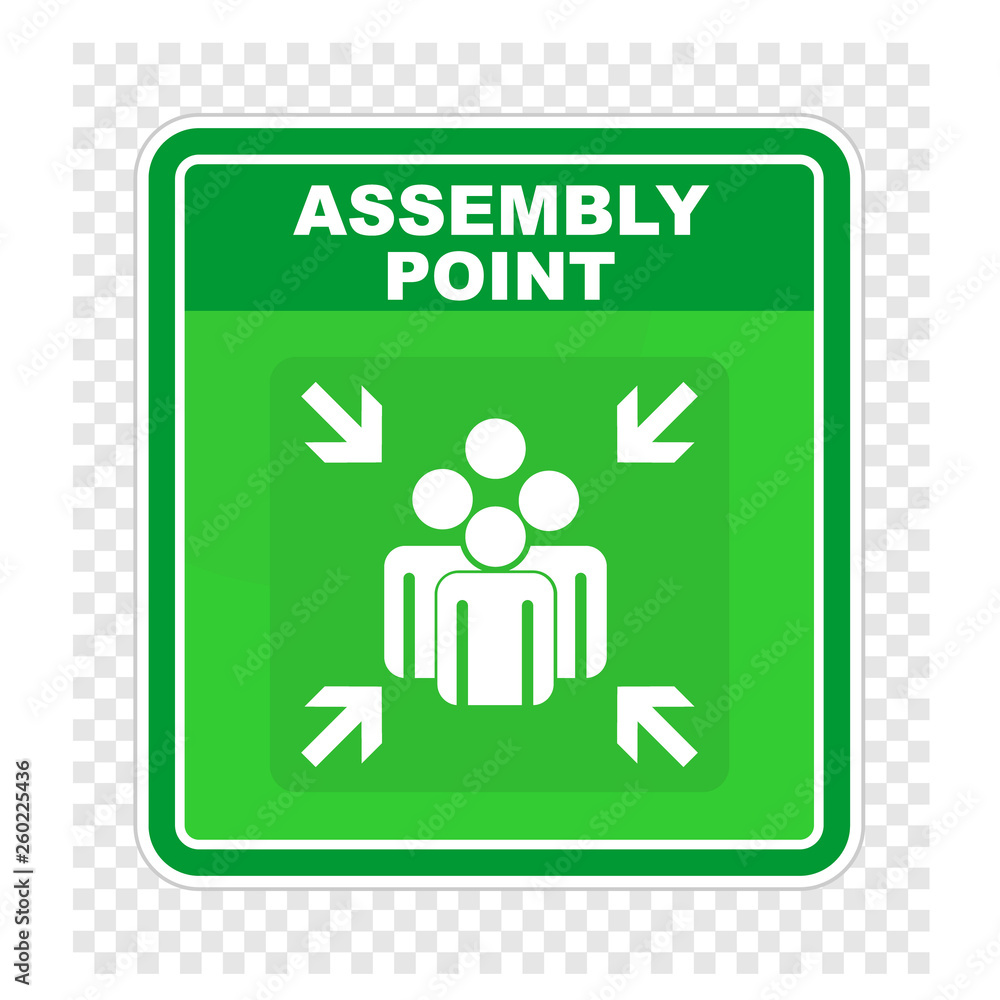 assembly point, sticker assembly point, sticker