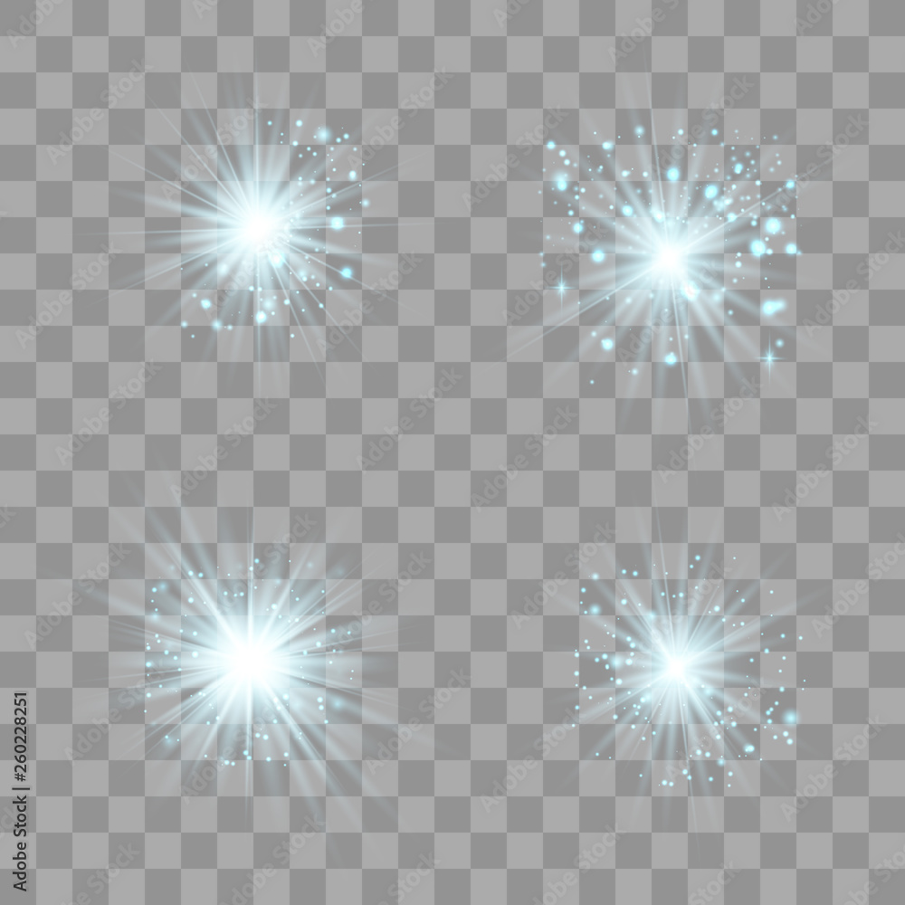 Blue light with dust. Blue light with dust.