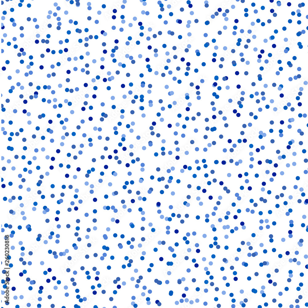 Blue points  on a white background
