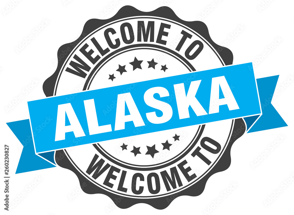 Fototapeta premium Alaska round ribbon seal