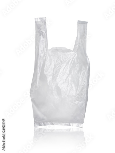 Plastic bag isolated with Clipping Path