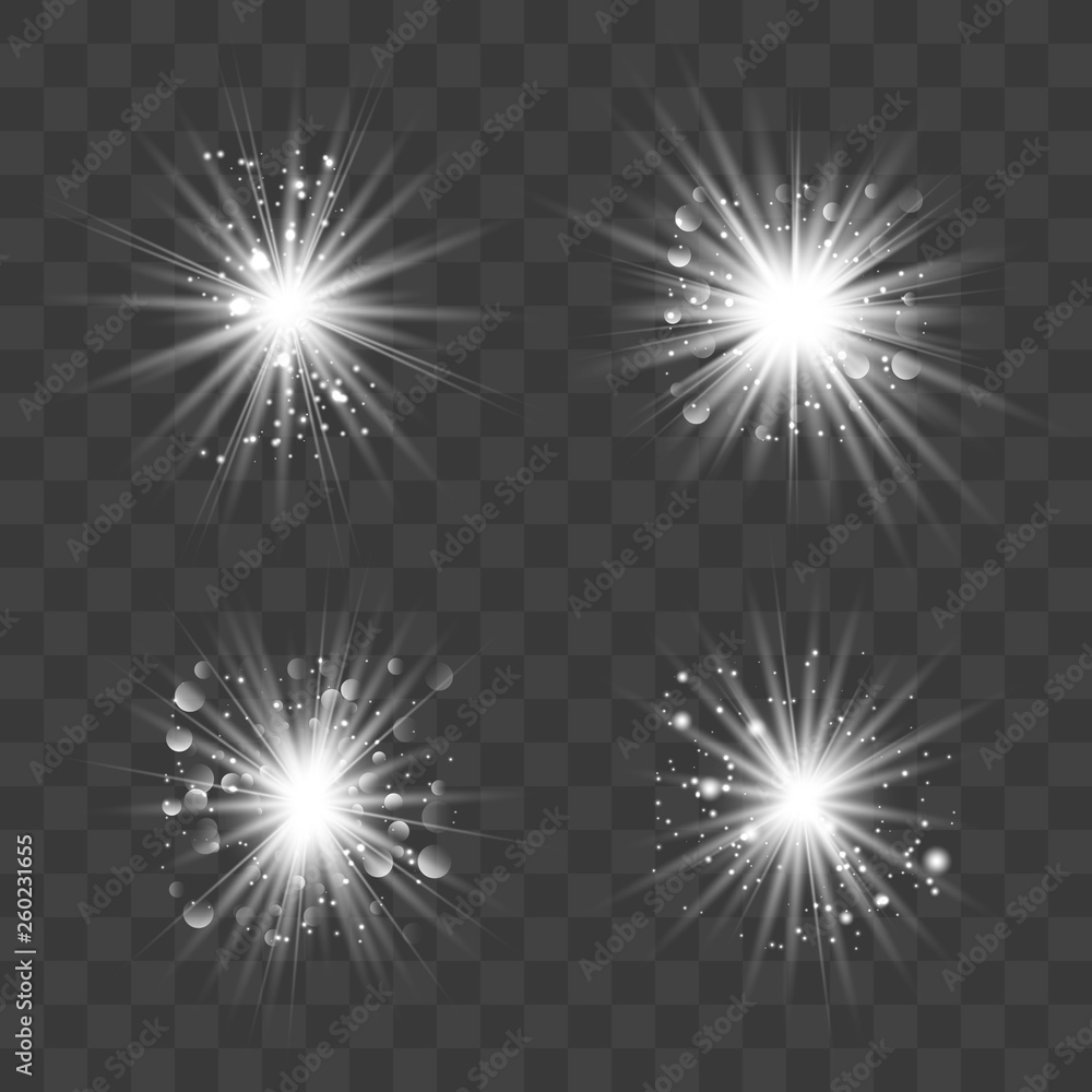 White light with dust. White light with dust.
