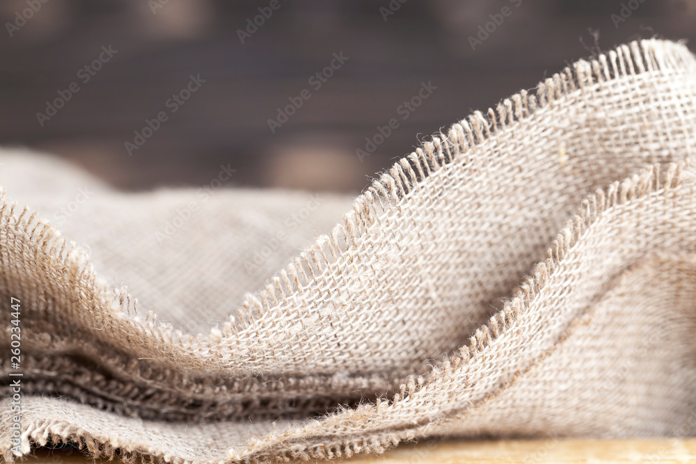 Fototapeta premium Natural linen tablecloth