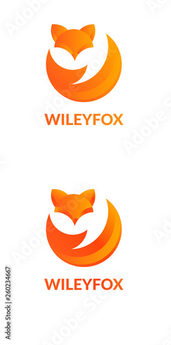 Company logo with fox