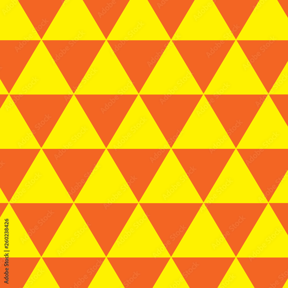 Repeat Triangle Tiles Arranged in Orange and Yellow Alternate Color Pattern Design business concept. Business ad for website and promotion banners. empty social media ad Repeat Triangle Tiles Arranged in Orange and Yellow Alternate Color Pattern Design business concept. Business ad for website and promotion banners. empty social media ad