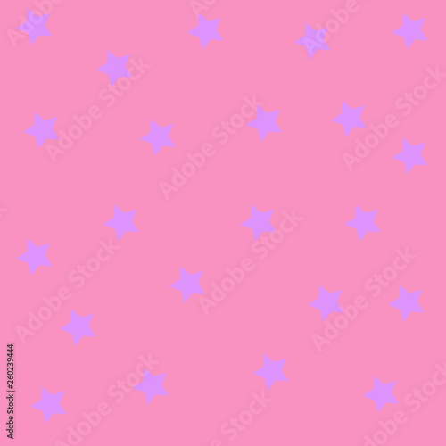 Small Pastel Color of Scattered Confetti Stars in Lavender on Pink Backdrop Design business concept Empty copy text for Web banners promotional material mock up template.