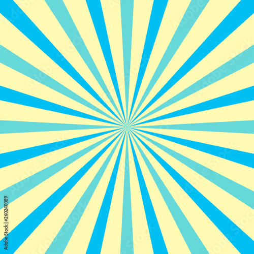 Multi Tone Sunburst with Pastel Color Rays and Beams for Fun Retro Events Design business Empty copy space text for Ad website promotion isolated Banner template.