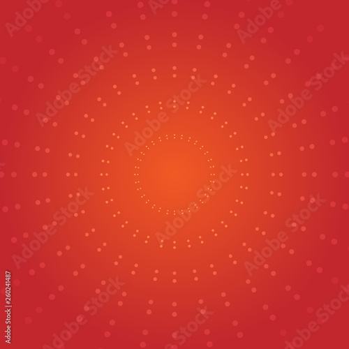 Sunburst with Blank Center Space and Halftone Dotted Extended Beam Lines Design business concept Empty copy space modern abstract background