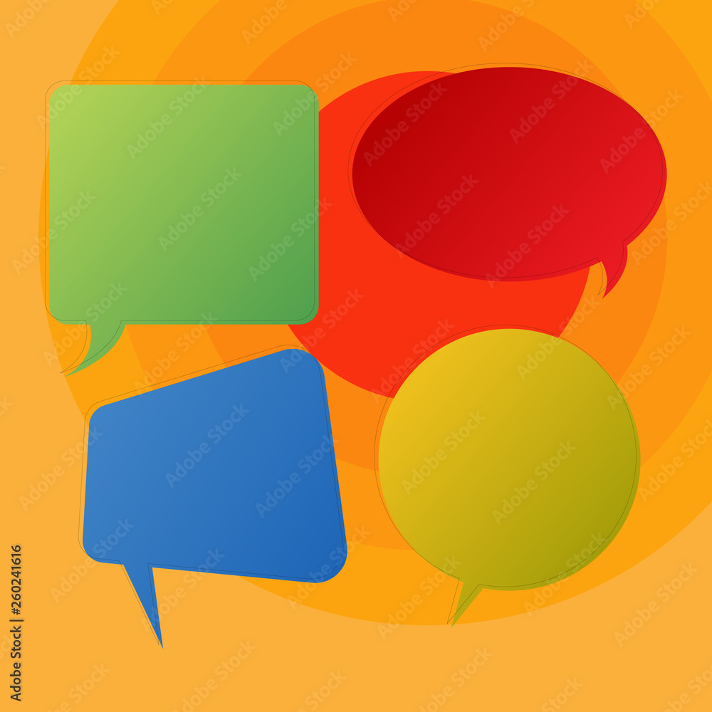 Blank Speech Bubble Sticker in Different Shapes and Color for Multiple Chat Business Empty template for Layout for invitation greeting card promotion poster voucher Blank Speech Bubble Sticker in Different Shapes and Color for Multiple Chat Business Empty template for Layout for invitation greeting card promotion poster voucher