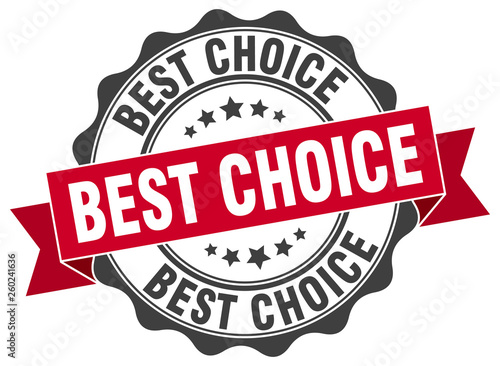 best choice stamp. sign. seal