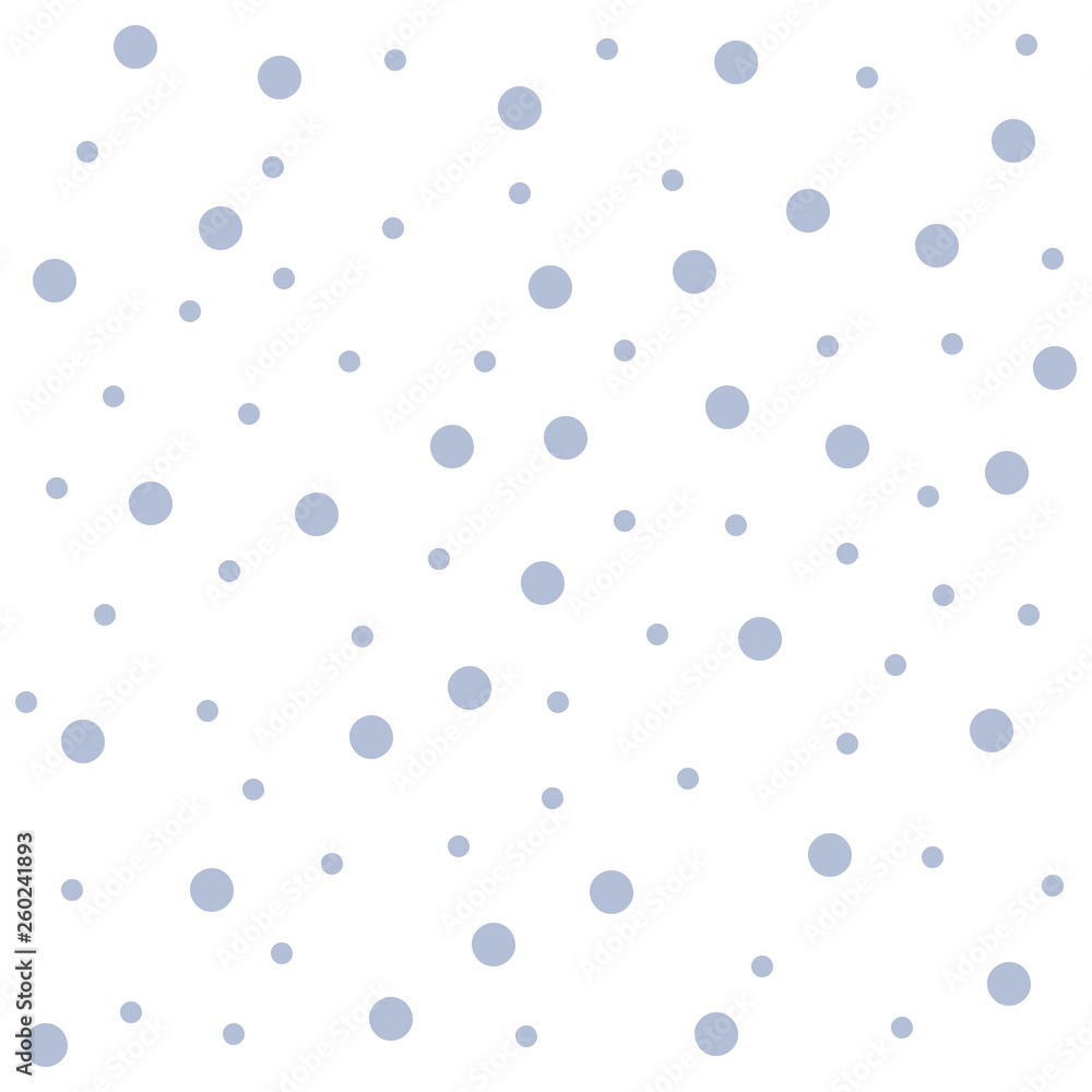 Seamless Blue Polka Dots Tiny Circles Pattern in Random on White Isolated Design business Empty copy space text for Ad website promotion isolated Banner template