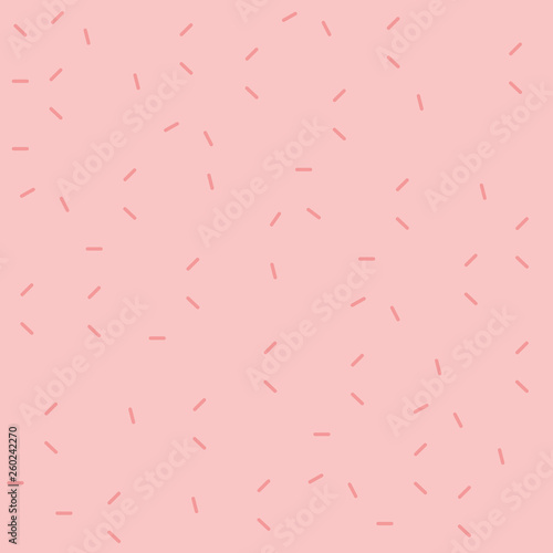 Pink Tiny Sprinkles Confetti Scattered in Random on Lighter Shade Backdrop Design business concept Empty copy space modern abstract background