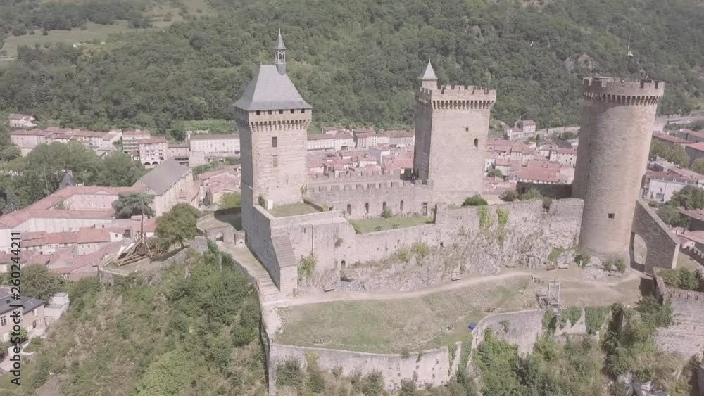 Foix aerial view Foix aerial view