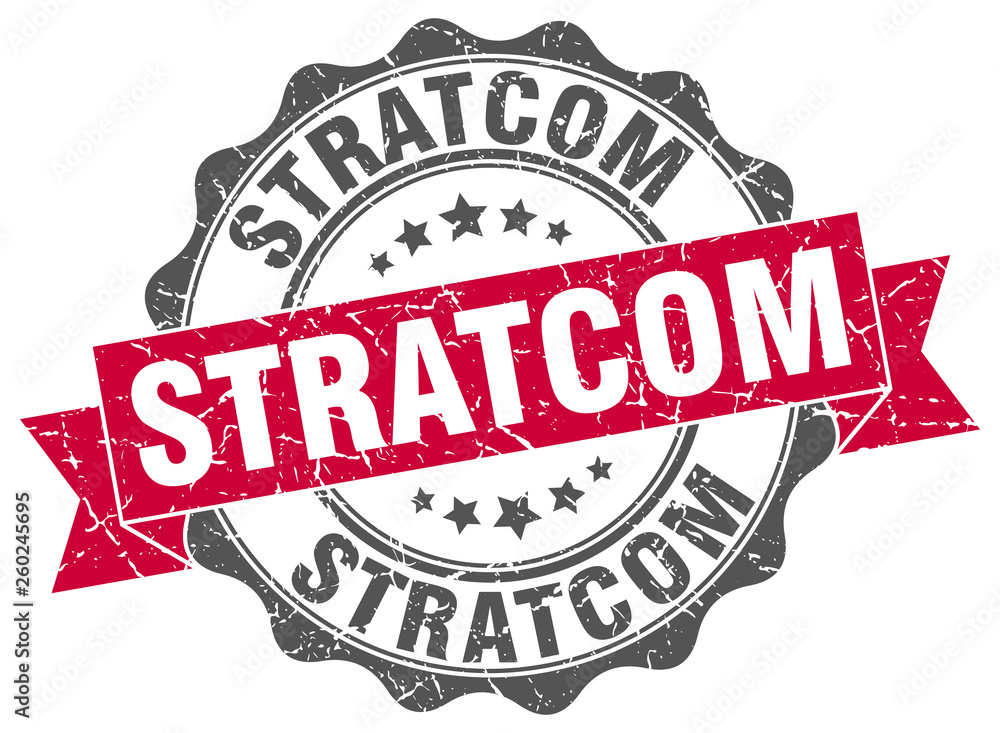 Obraz premium stratcom stamp. sign. seal