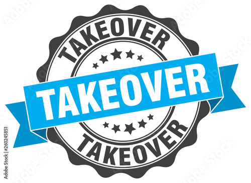 takeover stamp. sign. seal