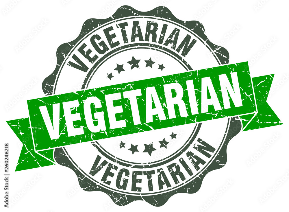 vegetarian stamp. sign. seal vegetarian stamp. sign. seal