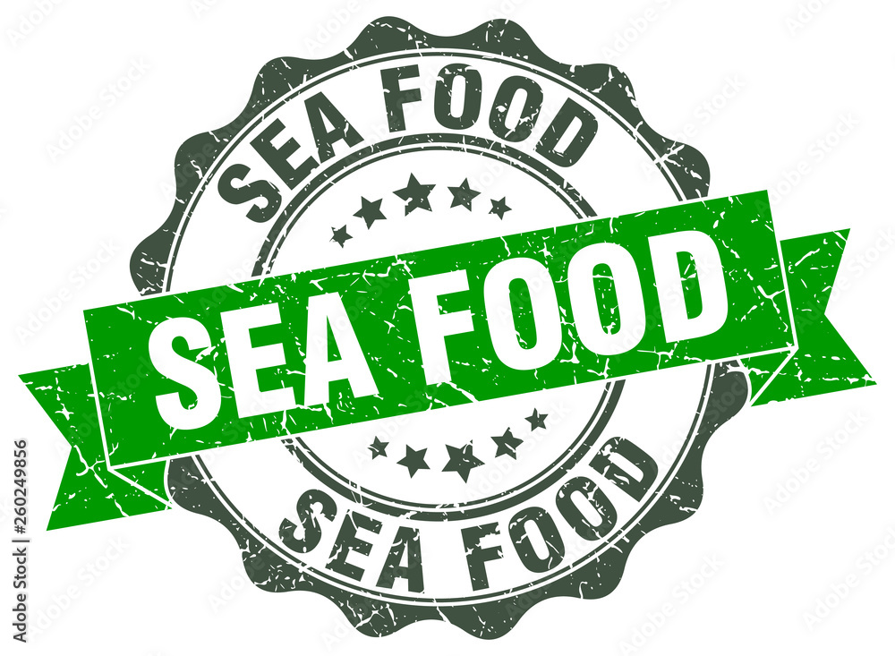 sea food stamp. sign. seal sea food stamp. sign. seal