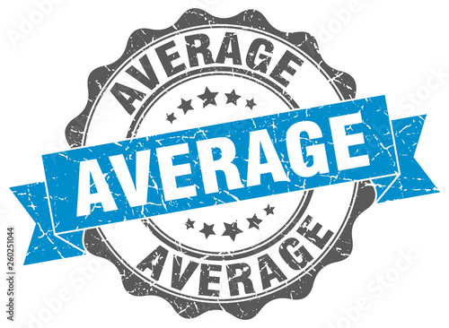 average stamp. sign. seal