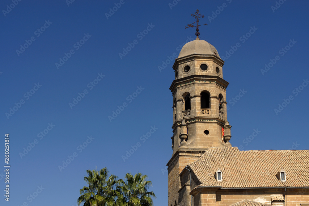 Baeza (Spain). Bell tower of the Cathedral of the Nativity of Our Lady of Baeza