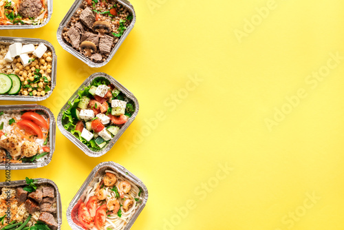 Healthy food delivery photo