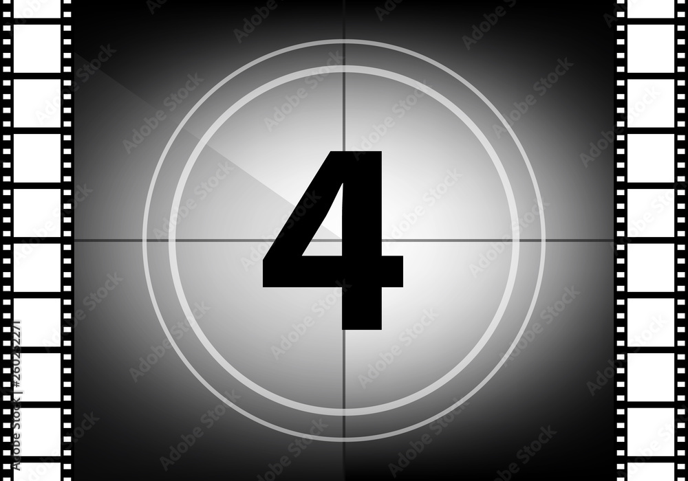 Fototapeta premium Countdown four
