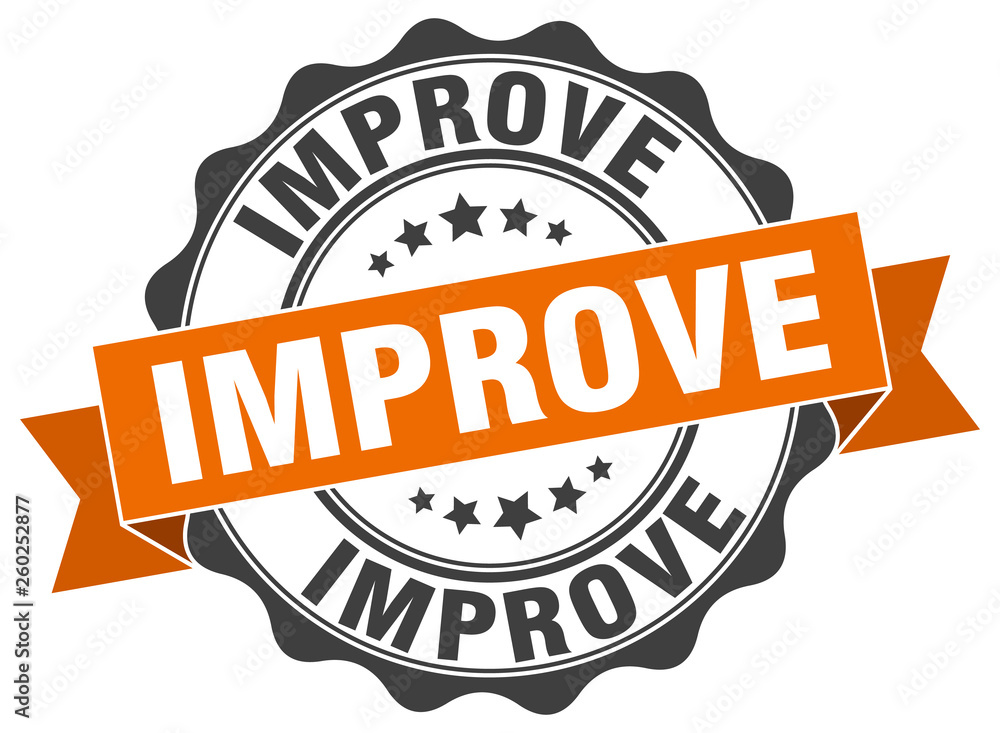 Fototapeta premium improve stamp. sign. seal